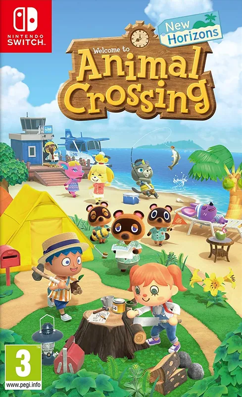 Europe box art for Animal Crossing: New Horizons