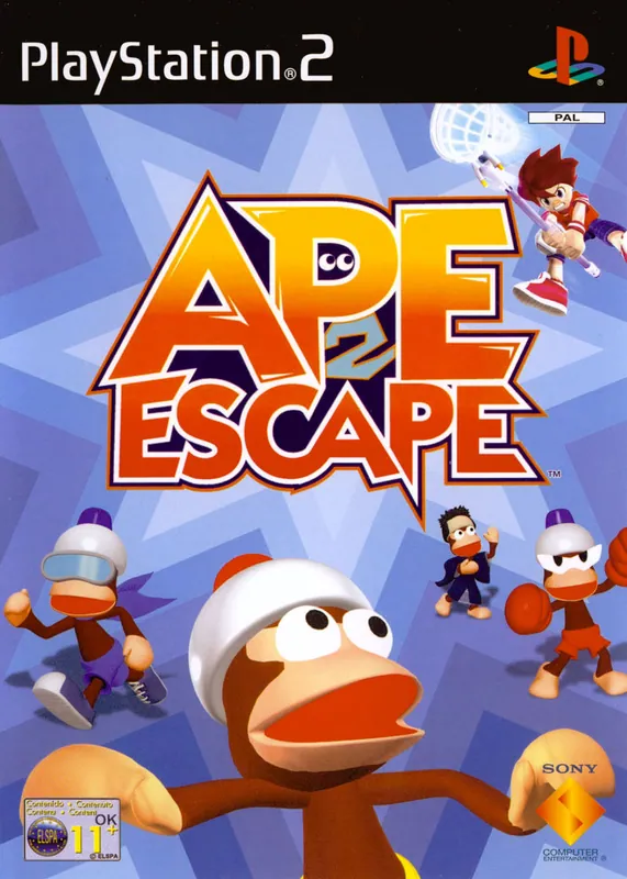 Europe box art for Ape Escape 2