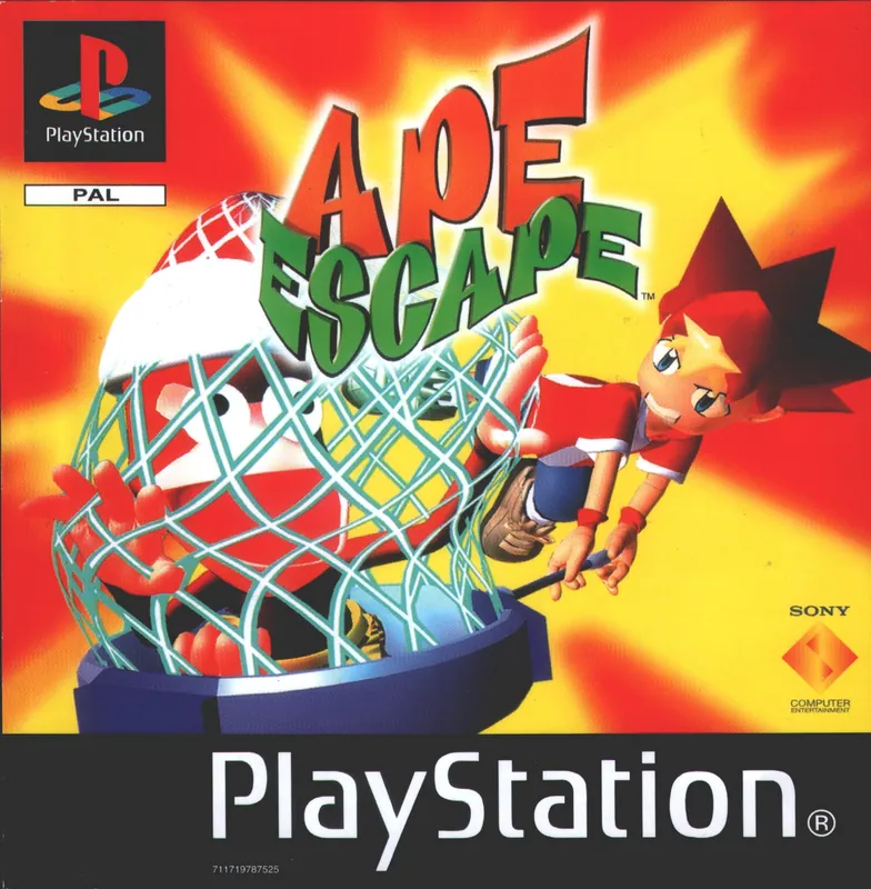 Europe box art for Ape Escape