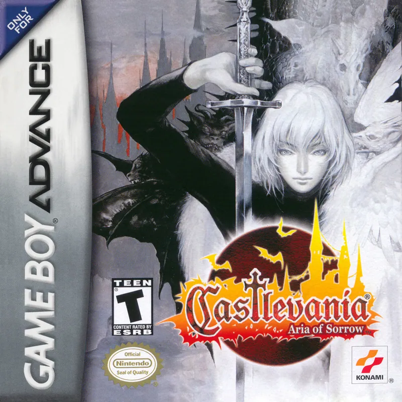 North America box art for Castlevania: Aria of Sorrow