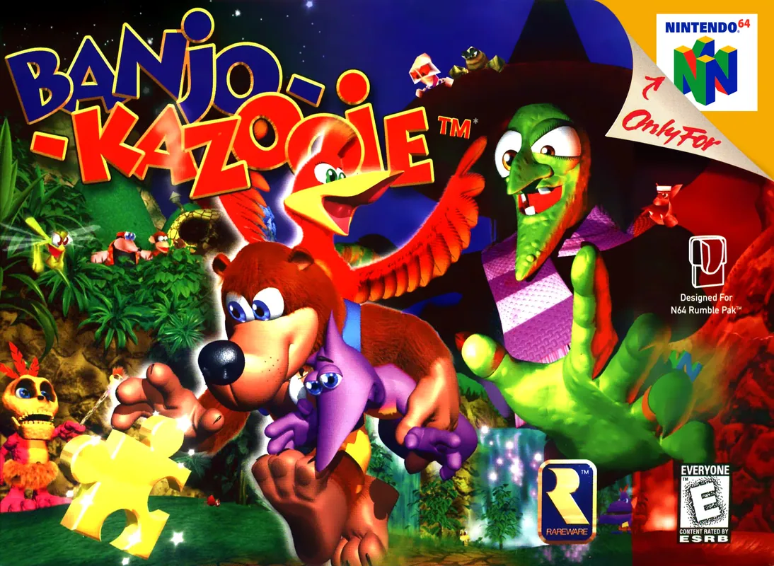 North America box art for Banjo-Kazooie