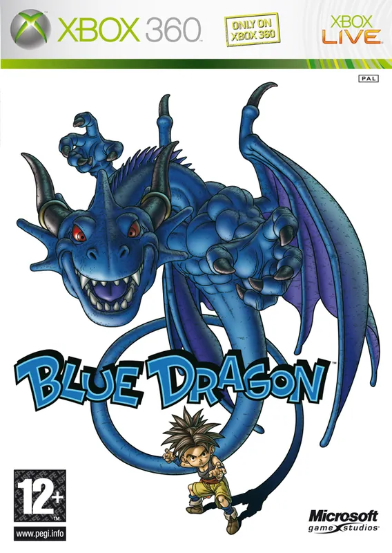 Europe box art for Blue Dragon