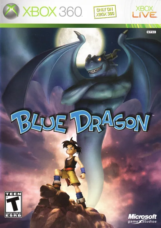 North America box art for Blue Dragon