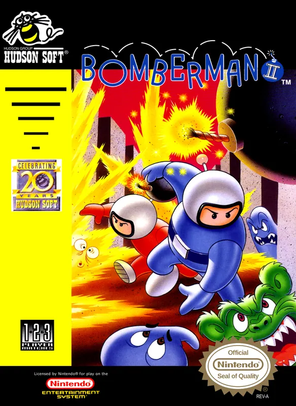 North America box art for Bomberman II