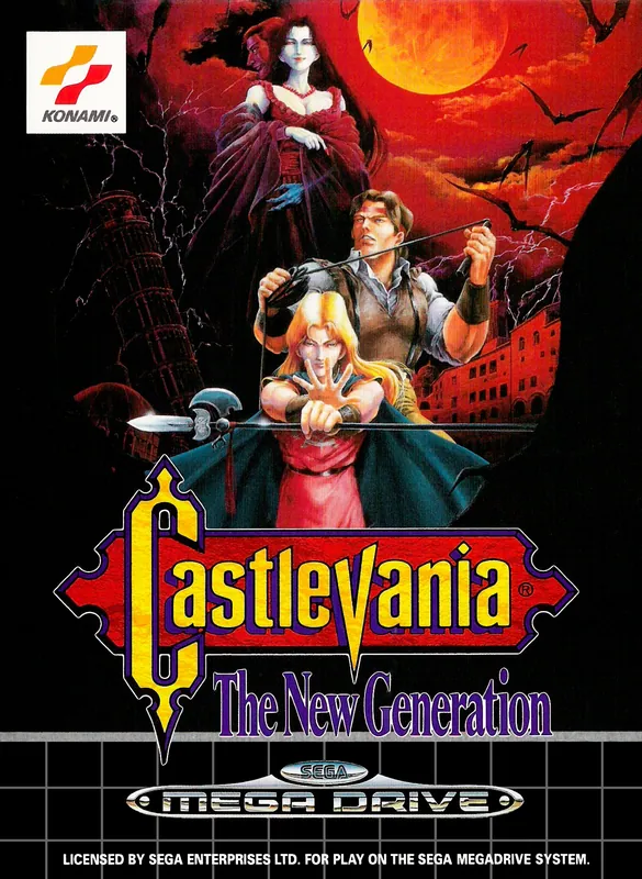 Europe box art for Castlevania: The New Generation