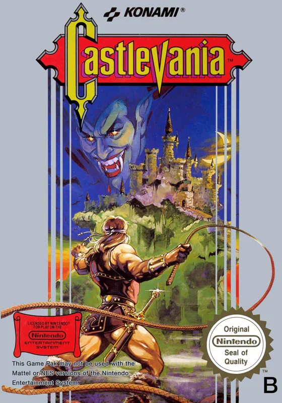 Europe box art for Castlevania
