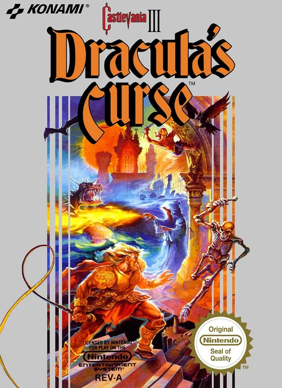 Europe box art for Castlevania III: Dracula's Curse