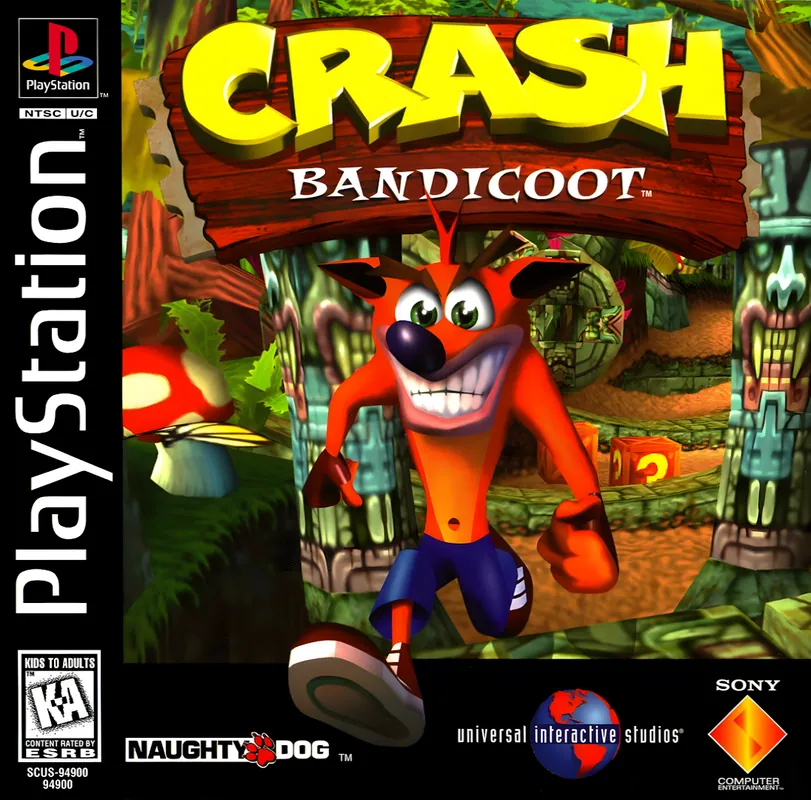 North America box art for Crash Bandicoot