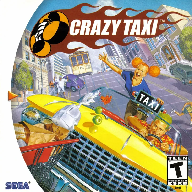 North America box art for Crazy Taxi