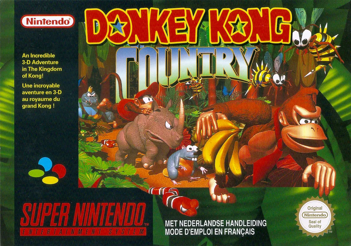 Europe box art for Donkey Kong Country