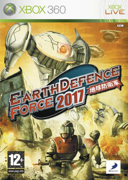 Europe box art for Earth Defense Force 2017