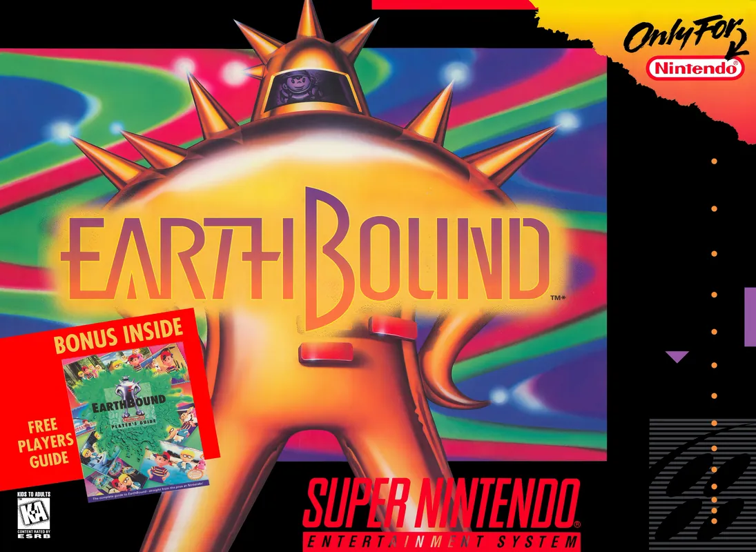 North America box art for EarthBound