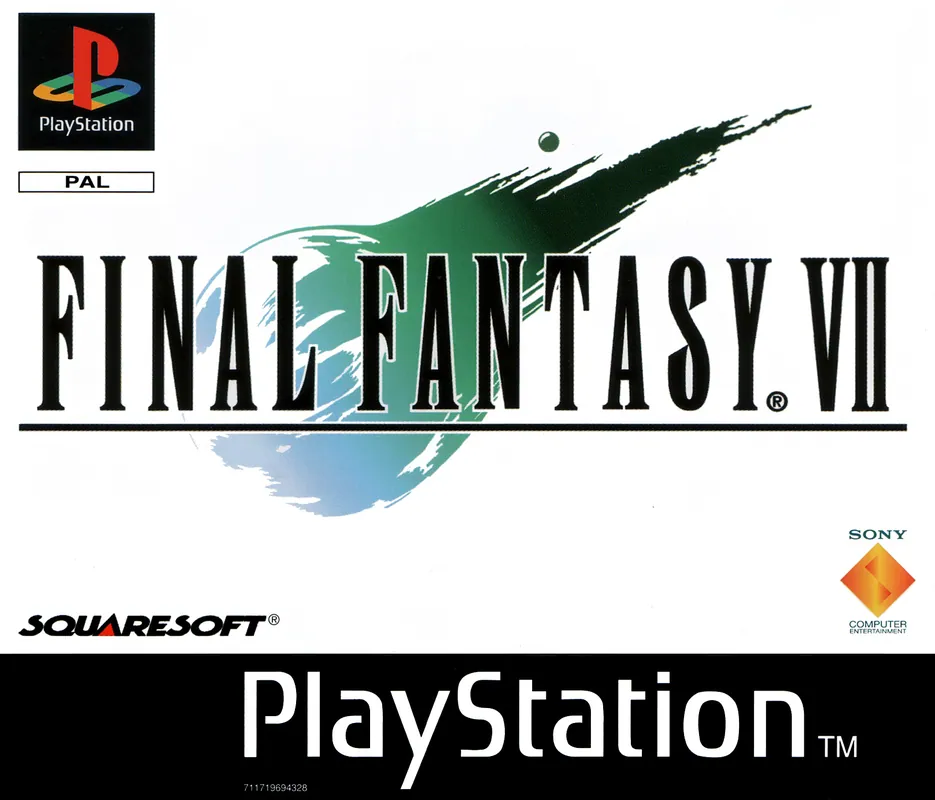 Europe box art for Final Fantasy VII