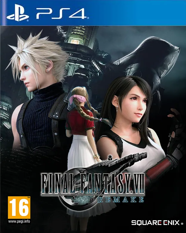 Europe box art for Final Fantasy VII Remake
