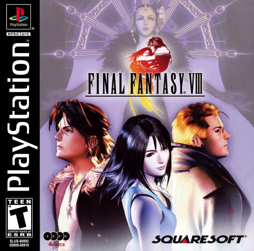 North America box art for Final Fantasy VIII