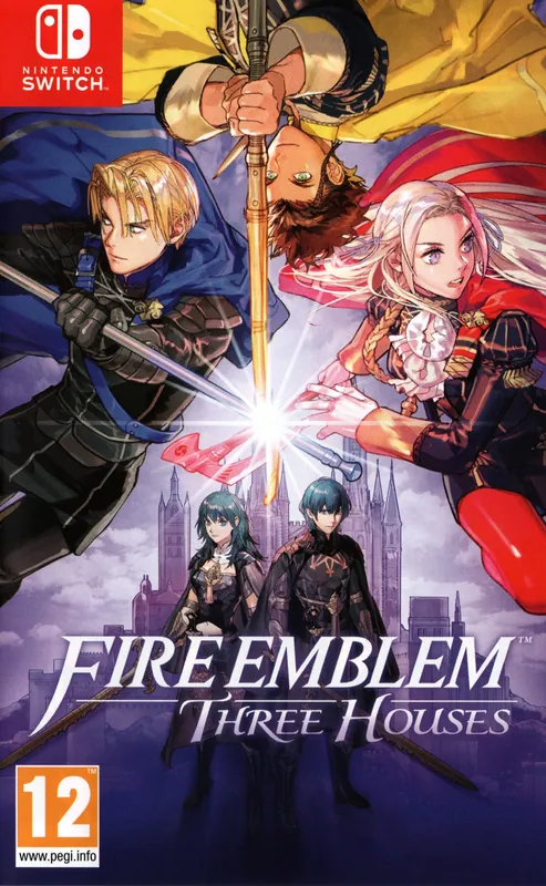 Europe box art for Fire Emblem: Three Houses