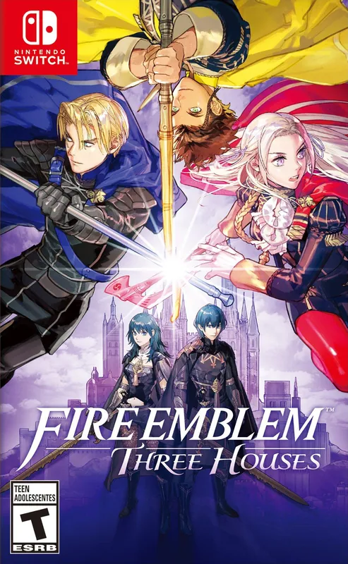 North America box art for Fire Emblem: Three Houses