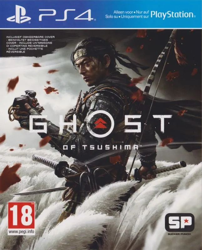Europe box art for Ghost of Tsushima
