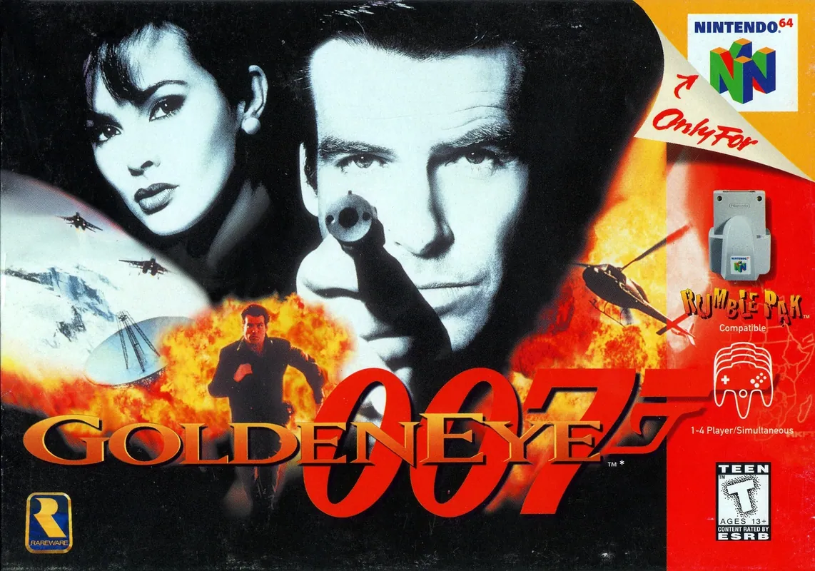 North America box art for GoldenEye 007