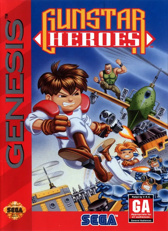 North America box art for Gunstar Heroes