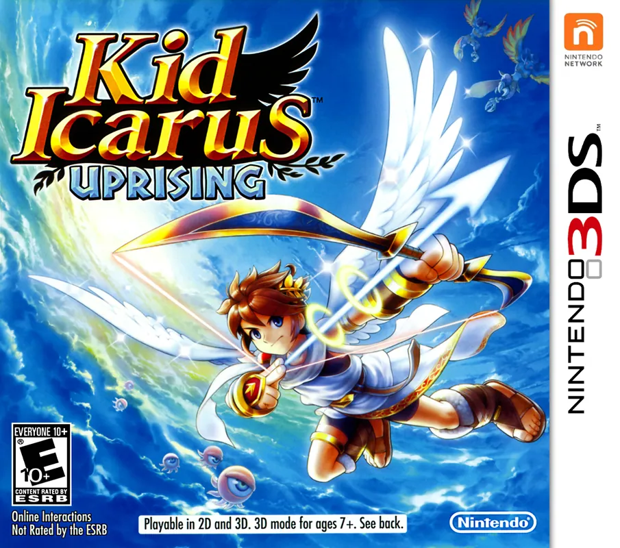 North America box art for Kid Icarus: Uprising