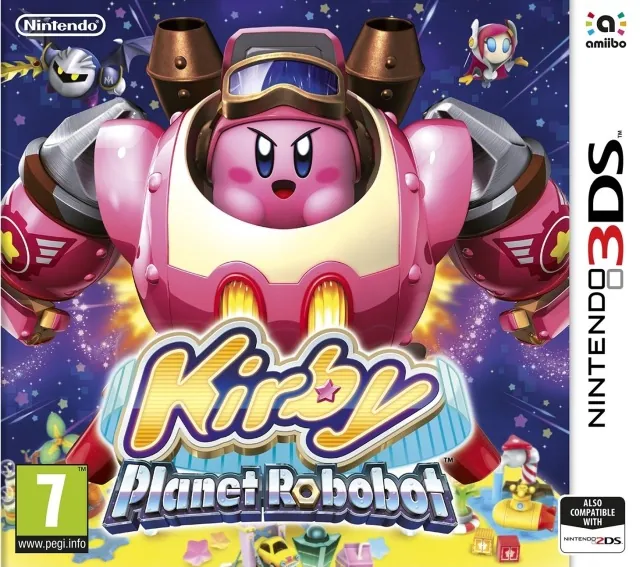 Europe box art for Kirby: Planet Robobot