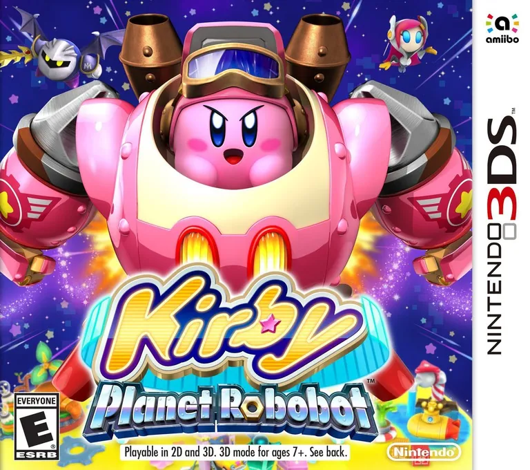 North America box art for Kirby: Planet Robobot