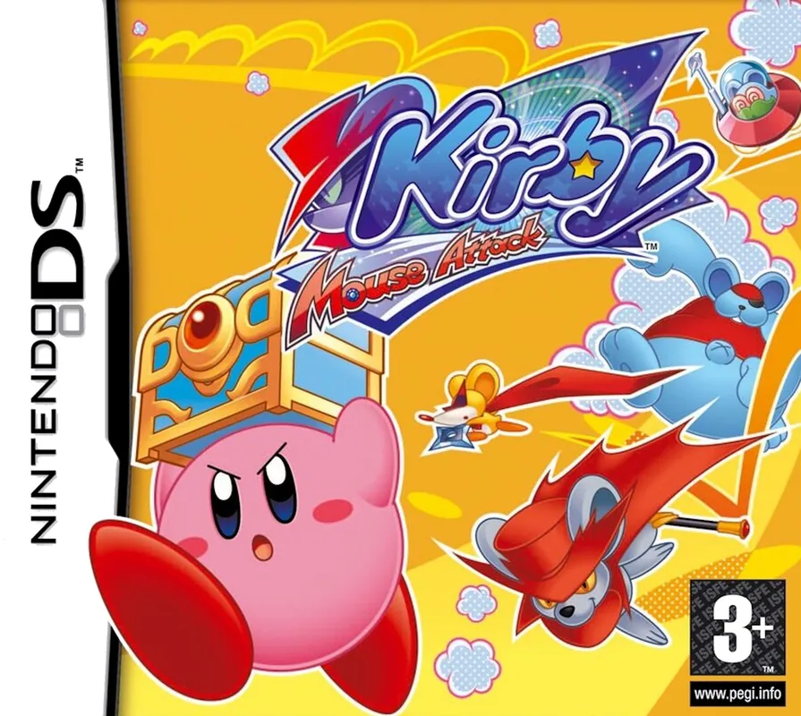 Europe box art for Kirby: Mouse Attack