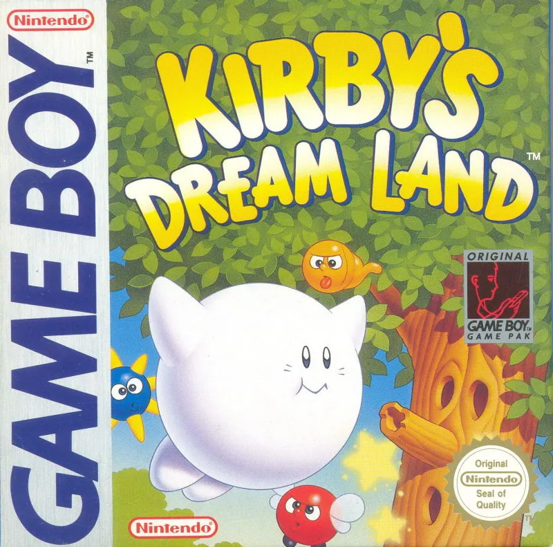Europe box art for Kirby's Dream Land