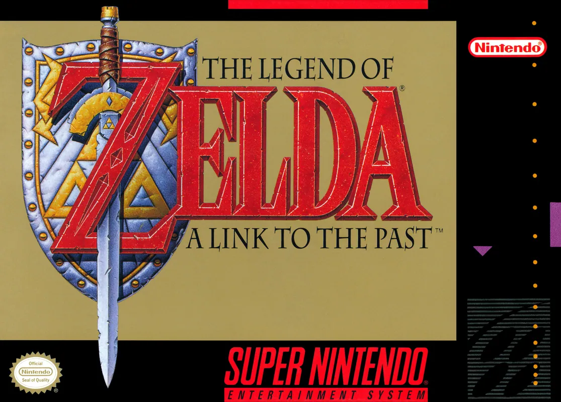 North America box art for The Legend of Zelda: A Link to the Past
