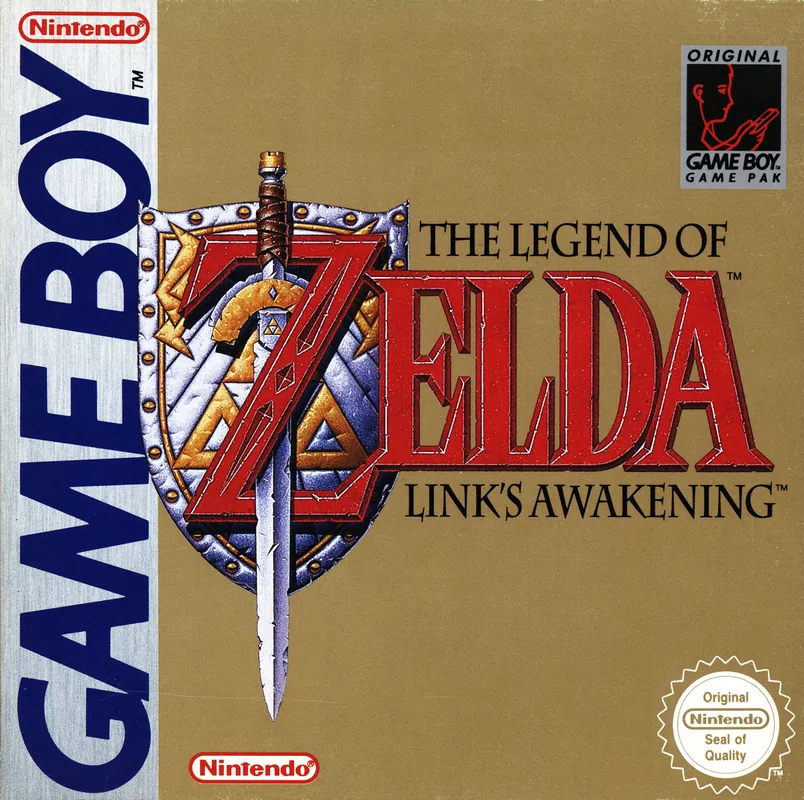 Europe box art for The Legend of Zelda: Link's Awakening