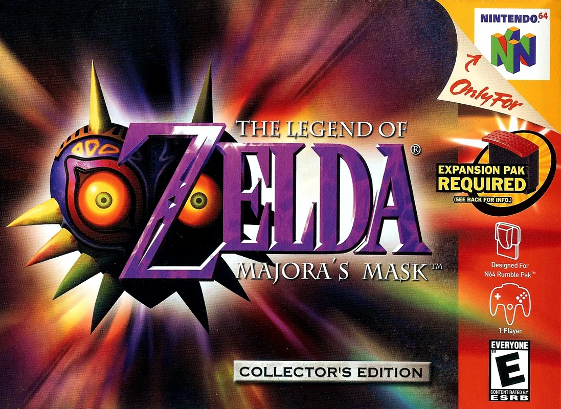 North America box art for The Legend of Zelda: Majora's Mask