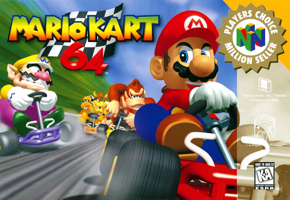 North America box art for Mario Kart 64