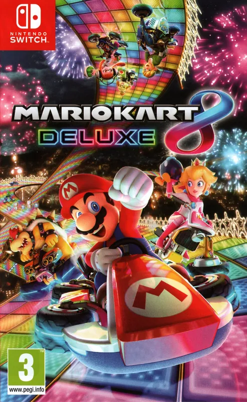 Europe box art for Mario Kart 8 Deluxe
