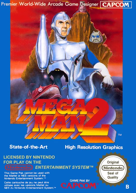 Europe box art for Mega Man 2