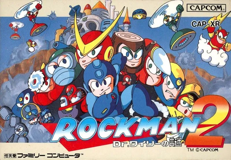 Japan box art for ロックマン2 Dr.ワイリーの謎