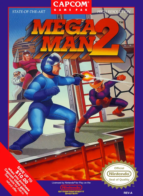North America box art for Mega Man 2