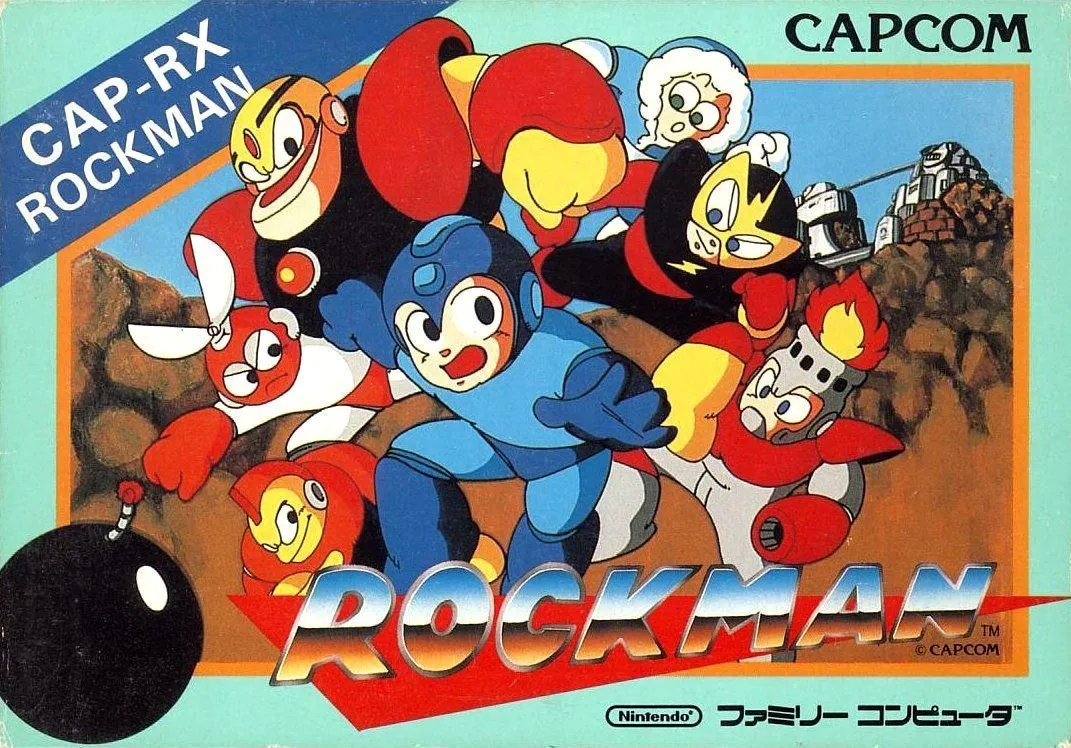 Japan box art for ロックマン