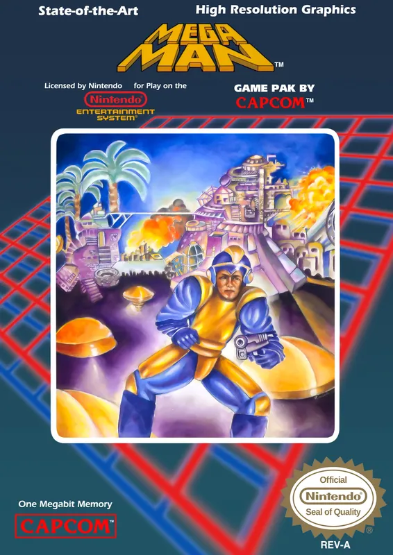 North America box art for Mega Man