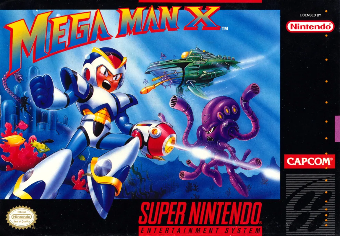North America box art for Mega Man X