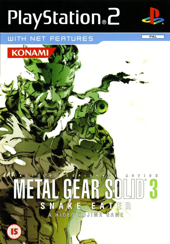 Europe box art for Metal Gear Solid 3: Snake Eater