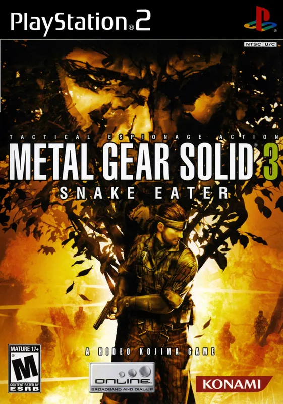 North America box art for Metal Gear Solid 3: Snake Eater