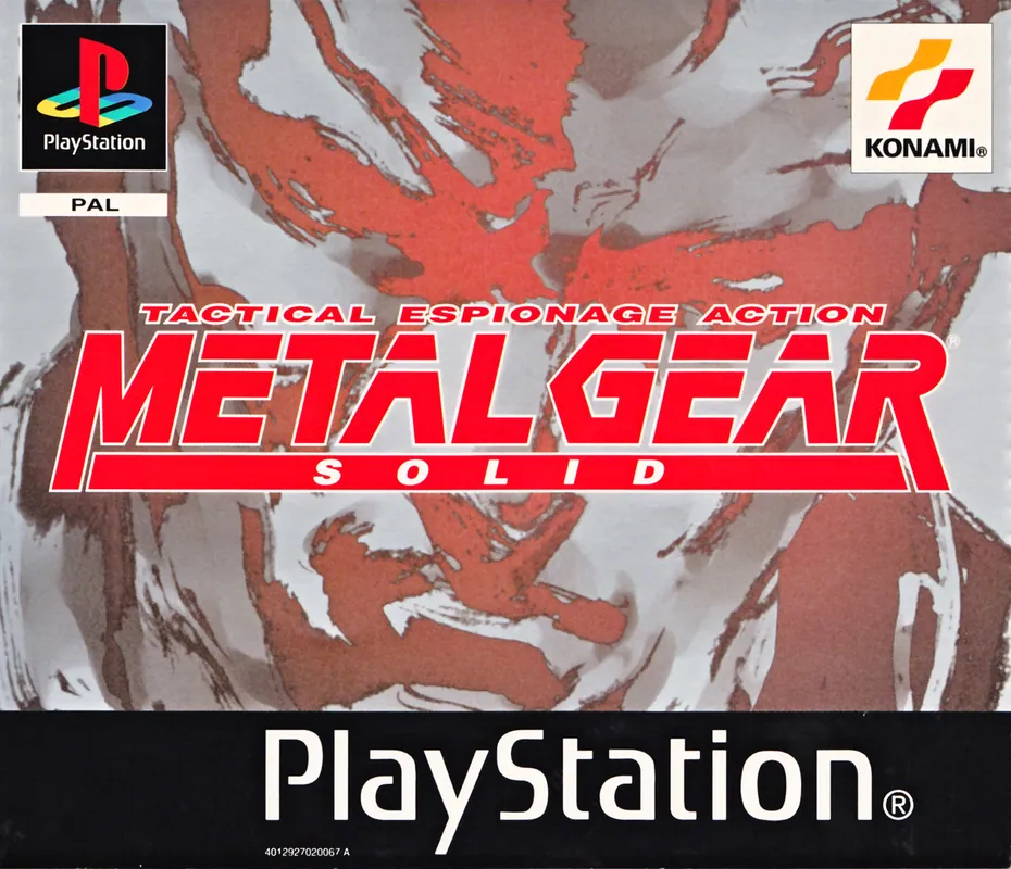 Europe box art for Metal Gear Solid