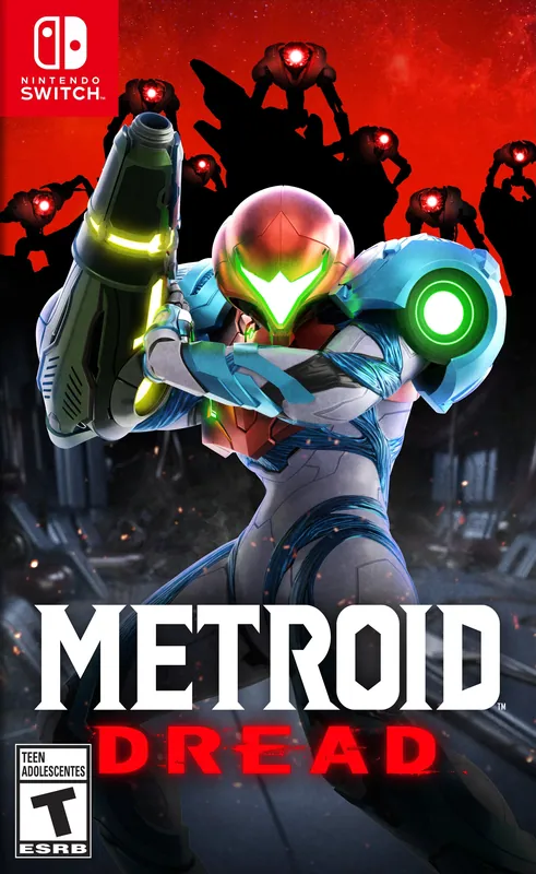 North America box art for Metroid Dread