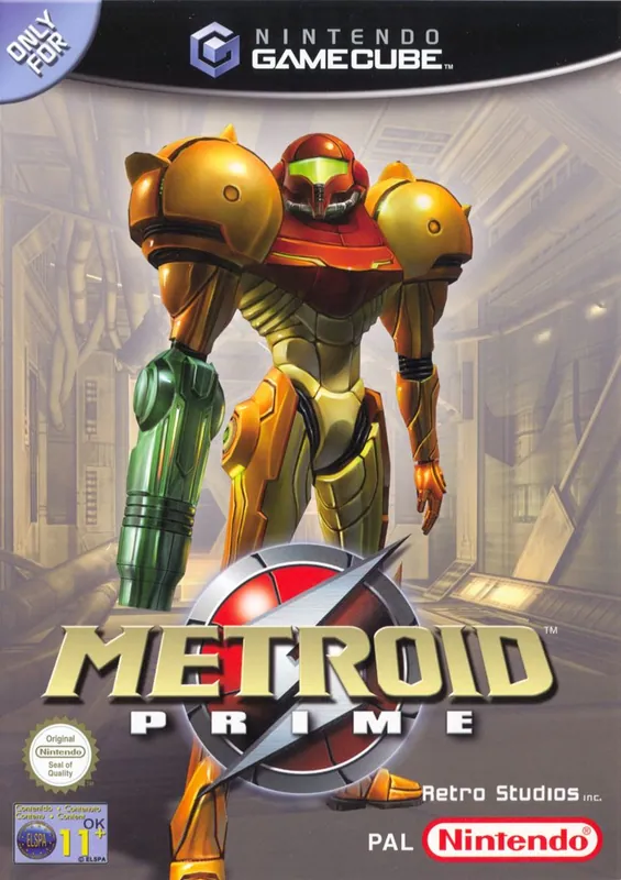 Europe box art for Metroid Prime