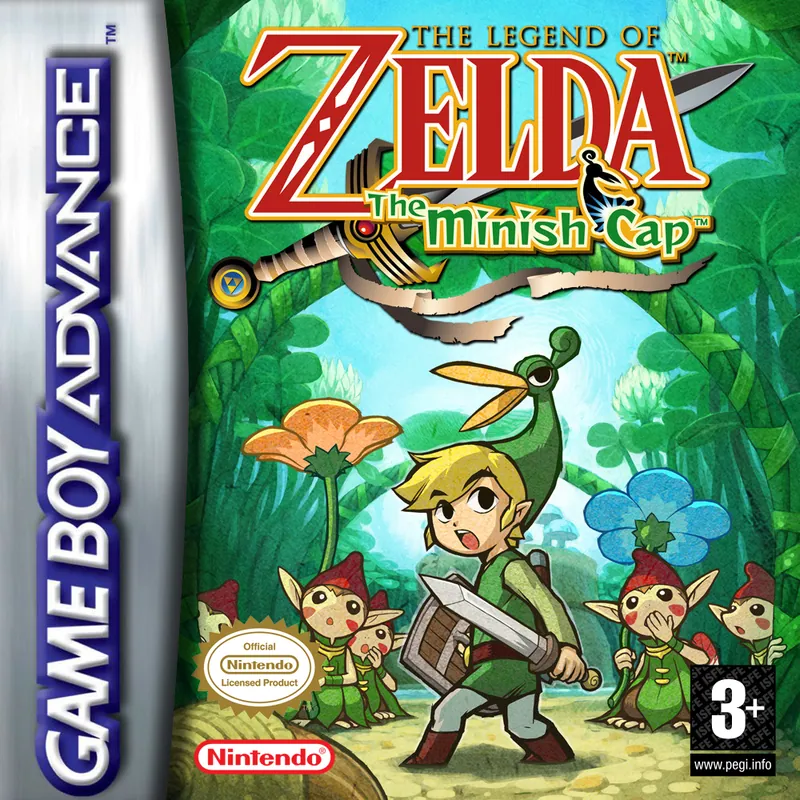 Europe box art for The Legend of Zelda: The Minish Cap