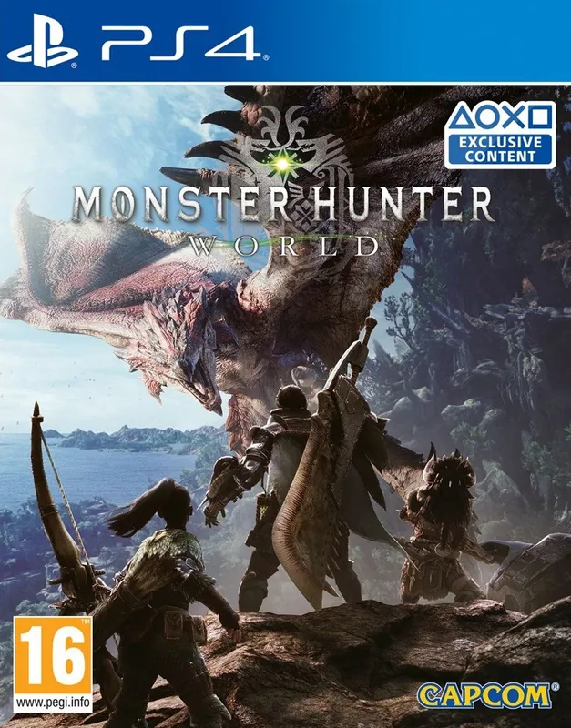 Europe box art for Monster Hunter: World