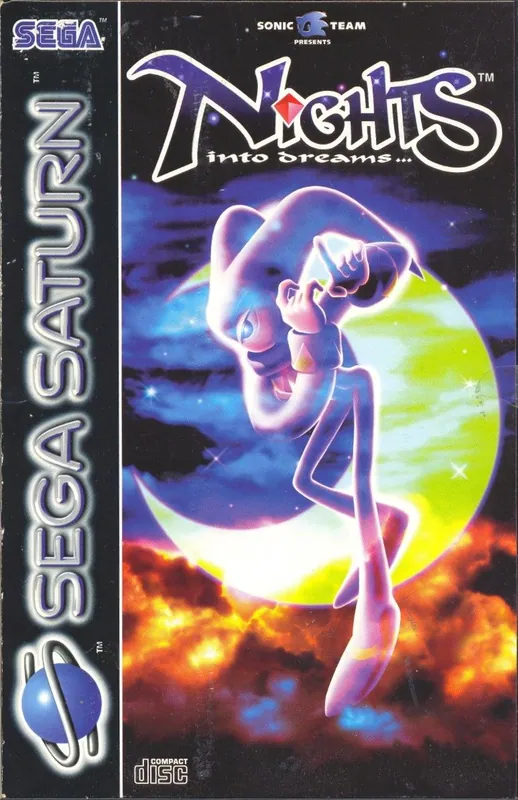 Europe box art for NiGHTS into Dreams...
