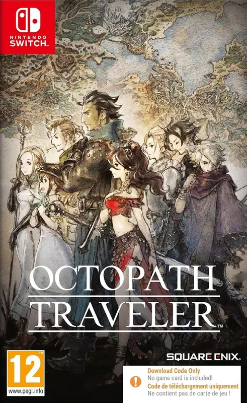 Europe box art for Octopath Traveler