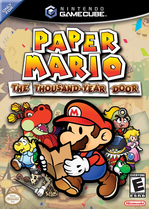 North America box art for Paper Mario: The Thousand-Year Door